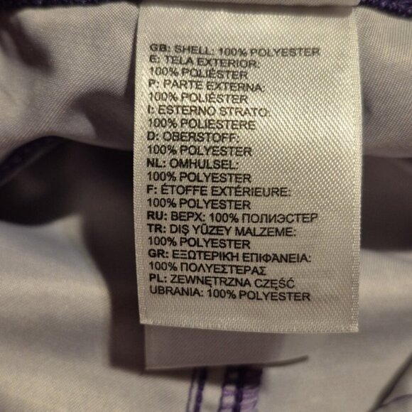 North Face girls size Large or 14/16 purple adjustable waist shorts, VGUC - Picture 6 of 7